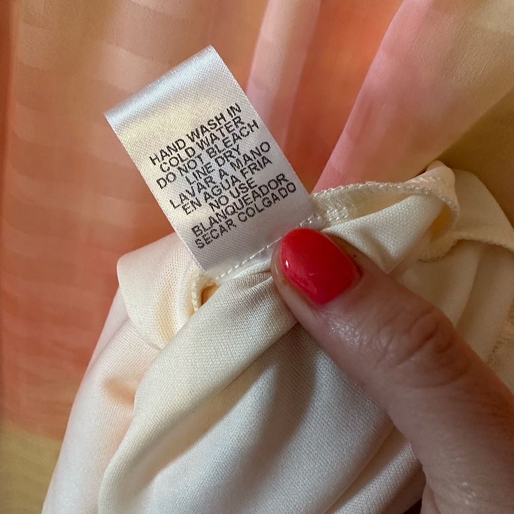 Entro Light Pink Lemon Yellow Mini Dress Medium - Picture 9 of 10